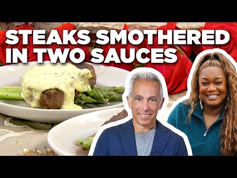 Steaks Smothered in Two Sauces | The Kitchen | Food Network