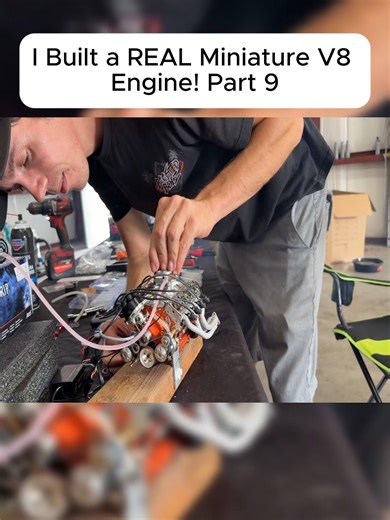 Building a Real Miniature V8 Engine