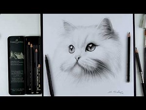 This Cute Cat Drawing Looks So Real… | Hyperrealistic Pencil Art Tutorial
