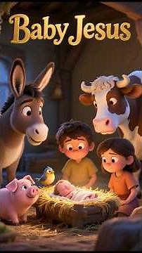 Baby Jesus 👶✨ | Christmas Lullaby for Kids | Soft Nativity Song for Little Ones #toddlersingalong