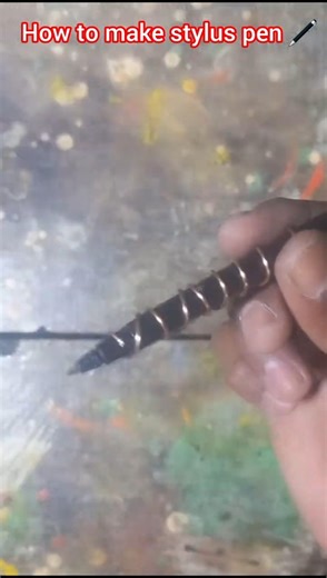 Turn a Scrap Pen Intu a Stylus in 30 Seconds ✍️📱#shorts #diy #styluspen #ytshorts
