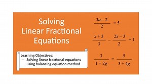 Solving Linear Equations: Fractional Equations worksheet & Solutions - Etsy