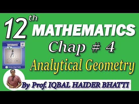 12th class Mathematics Playlist by Prof Iqbal Haider Bhatti in Hindi/urdu