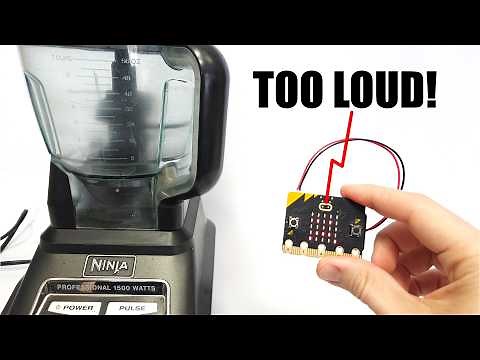 Sound level monitoring with micro:bit | science project