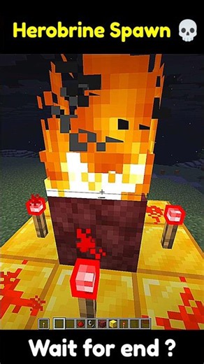 Minecraft Herobrine Spawning In My World #minecraft #mcpe #shorts #herobrine