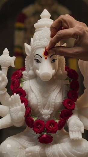 Preparing Goddess Varahi with Camphor | Telugu #shortsfeed #varahidevi #shorts #viral #devotional