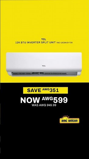 Black Friday Week Story. AMC Unicon Deals on TVs, ACs, Fridges and Washers