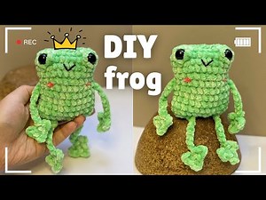 Crochet Tutorial : How to Crochet Frog|Easy pattern for beginners