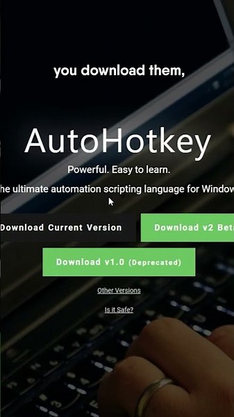 One-Key Shortcut ✔️ AutoHotKey