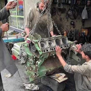 Saving A Dead V8 With Basic Tools At Local Workshop!