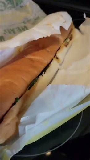 Random video I found on my phone of me opening a subway sub