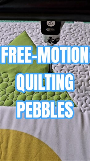 FREE-MOTION QUILTING PEBBLES