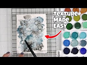 Amazing Mixed Media Texture with 3 Different Pastes! Day 6