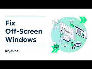 How to Move an Off-Screen Window Back On-Screen in Windows 11 (w/ SCREEN RECORDING)