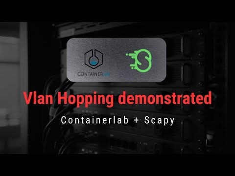 [Containerlab] VLAN hopping attack demonstrated