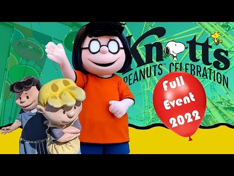 Knott's Peanuts Celebration 2022 | Full Experience | Characters | Shows | Attractionions