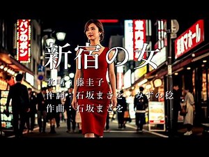 新宿の女 藤圭子さんの歌唱です