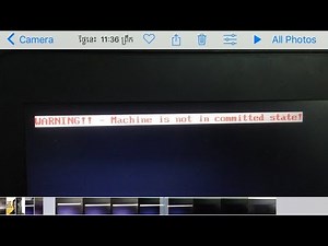 MPM unlocked successfully, but this machine not yet commit