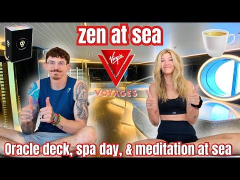 Zen at Sea: Wellness & Relaxation on Virgin Voyages l oracle deck at sea, virgin voyages spa