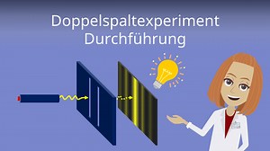 Doppelspaltexperiment Durchführung • Aufbau, Berechnung - Video