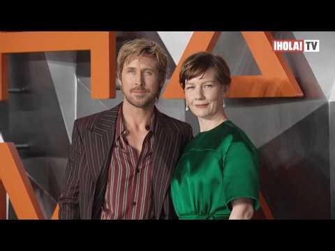 Ryan Gosling and German actress Sandra Hüller premiere their film "Project Hail Mary" in London.