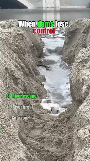 Top 5 dam moments that went from controlled to catastrophic #shorts