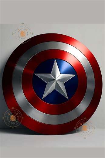 Metal Captain America Shield Prop, 30-inch Scale Replica, MCU Cosplay Display - Etsy