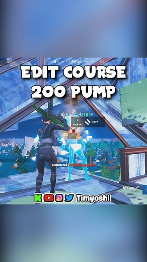 Insane Edit Course Into 200 Pump #fortnitebattleroyale #fortnitegameplay #fortnitecommunity #foryou #viral #trending | Timyoshi