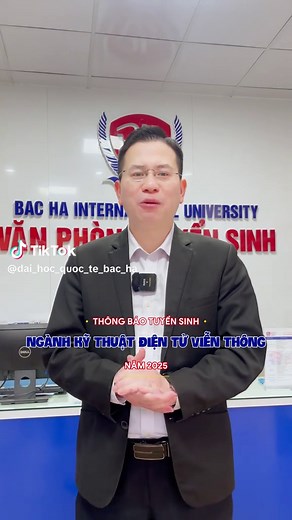 Đại học Quốc tế Bắc Hà thông báo tuyển sinh ngành Kỹ thuật Điện tử - Viễn thông hệ Đại học chính quy năm 2025 #daihocquoctebacha #tuyensinh2025 #2k7 #DTVT