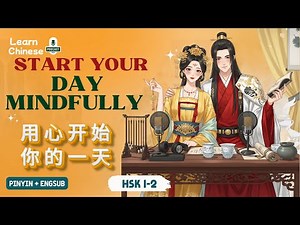 HSK 1-3 | Start Your Day Mindfully - 用心开始你的一天 | Chinese Listening Practice