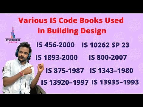 Various IS code books used in Building design | civil engineering | online course | software |