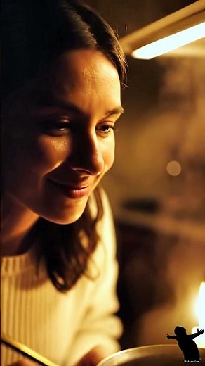 Late Night Pasta ASMR — Beautiful Girl Cooking in Cozy Italian Kitchen (No Talking, Rain Sounds)