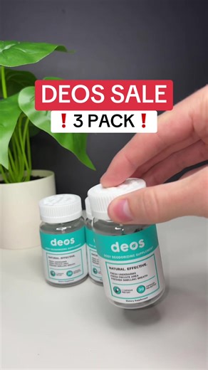 Dios Deodorant Supplements: Limited Time Bundle Sale!