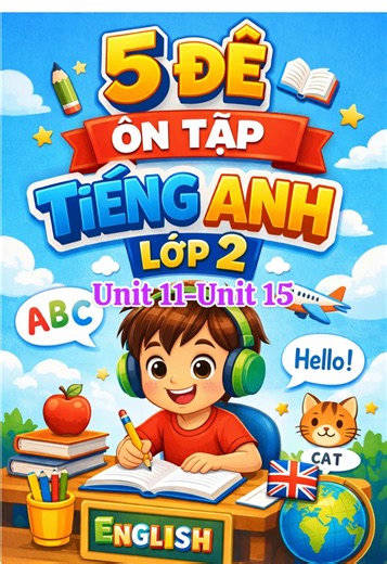 5 đề ôn tập Tiếng Anh lớp 2 Unit 11 - Unit 15 ! #lop2 #tienganhlop2 #tienganhtieuhoc #dekiemtratienganh #codaotieuhoc95
