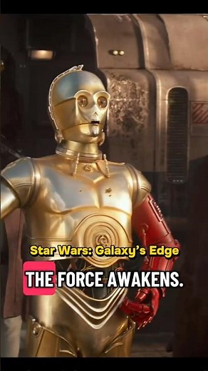 C-3PO at Star Wars Galaxy’s Edge #disneyland