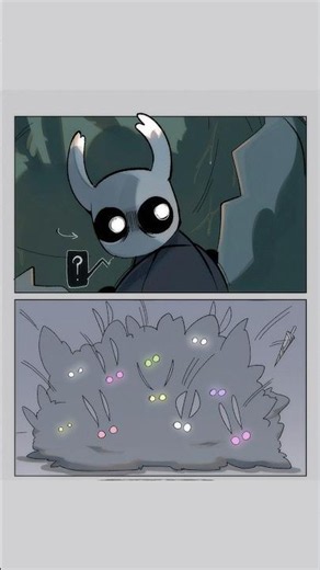 Pale King gets HUMBLED 😂 #hollowknight #silksong #comics