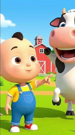 “¡Esta es una Vaca y un Ternero! | Canción Divertida de Animales de Granja para Niños