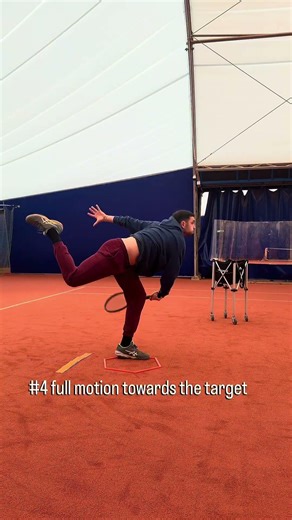 5 steps post serve position #tennis #trener