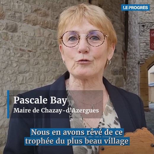 🏆 Ce mardi 13 juin, dans le cadre du concours co-organisé par Le Progrès et Le Dauphiné Libéré , la commune de Chazay-d’Azergues s’est vue remettre le prix de plus beau village du département. Prochaine étape : remporter celui de plus beau village de la région. | Le Progrès Lyon