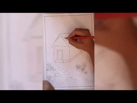 ✨ Scenery house drawing ✨ Part 1