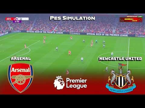 Arsenal vs Newcastle United - English Premier League | PES 21 Simulation