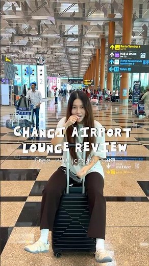 Singapore Changi Airport Lounge Review, thank you to me credit card for the free lounge🫶🏻