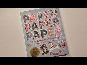 Paper x 3 Christmas Collection Journaling Collage Book from Barnes & Noble - Flip-through & Review