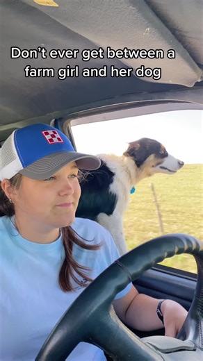 Farm Girl and Dog's Heartwarming Friendship
