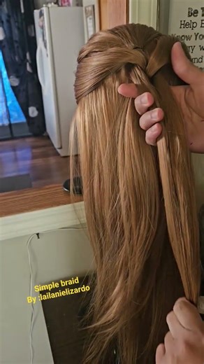 simple hair braids using rubber band