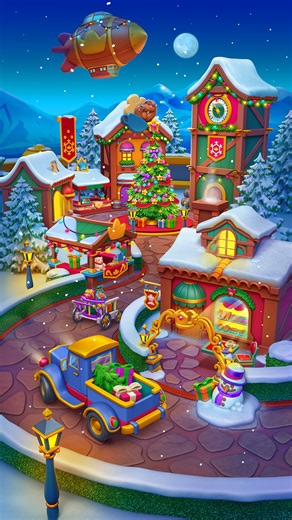 🎄 Snowy paths, glowing stalls, and winter cheer fill the air… Each level brings the 𝗪𝗜𝗡𝗧𝗘𝗥 𝗠𝗔𝗥𝗞𝗘𝗧 closer to life❗️ ❄️ Complete the 𝟭𝟬𝟬 𝗡𝗘𝗪 𝗟𝗘𝗩𝗘𝗟𝗦 and explore every festive corner waiting ahead. | Royal Match