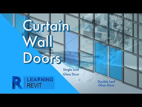 How to Add Doors on CURTAIN WALL | Tutorial for REVIT BEGINNERS