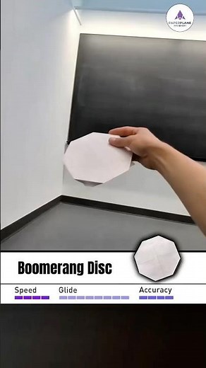 Amazing Paper Frisbee 🥏 Boomerang Tutorial