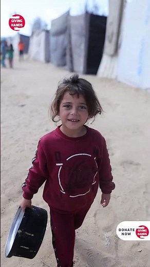 Hands that give… reach hearts that have nothing left.