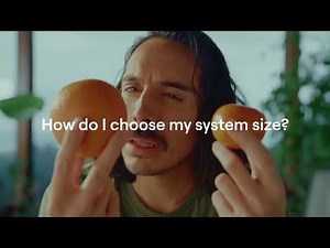 How do I choose my solar system size?